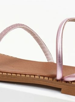 Σανδάλια δερμάτινα με περαστό λουράκι Tfp - Ροζ -The Fashion Project Κατάστημα sandalia dermatina tfp me perasto louraki 105321 nkwx