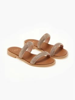 Σανδάλια δερμάτινα με στρας φάσες Tfp - Χαλκός 4 Σανδάλια δερμάτινα με στρας φάσες Tfp - Χαλκός -The Fashion Project Κατάστημα sandalia dermatina tfp me strass fases 105418 sdsd