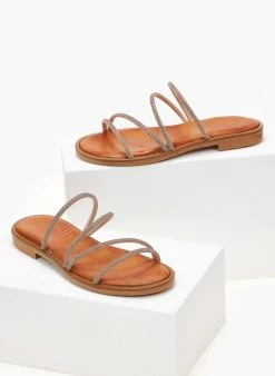 Σανδάλια δερμάτινα με στρας λουράκια Tfp - Χαλκός 7 Σανδάλια δερμάτινα με στρας λουράκια Tfp - Χαλκός -The Fashion Project Κατάστημα sandalia dermatina tfp me strass lourakia 101688 b8kt