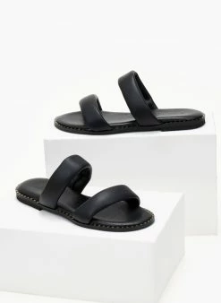 Σανδάλια καστόρινα με Pufffed φάσες Estil - Μαύρο 4 Σανδάλια καστόρινα με Pufffed φάσες Estil - Μαύρο -The Fashion Project Κατάστημα sandalia kastorina estil me pufffed fases 105262 pi04