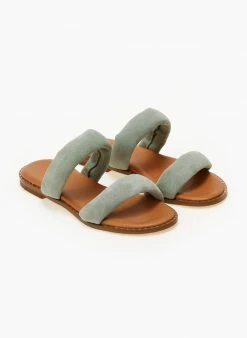 Σανδάλια καστόρινα με Pufffed φάσες Estil - Μέντα 5 Σανδάλια καστόρινα με Pufffed φάσες Estil - Μέντα -The Fashion Project Κατάστημα sandalia kastorina estil me pufffed fases 105264 kvr6