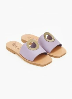 Σανδάλια Nubuck με διακοσμητικό Iris - Λιλά 6 Σανδάλια Nubuck με διακοσμητικό Iris - Λιλά -The Fashion Project Κατάστημα sandalia nubuck iris me kuklo 104001 3vyb